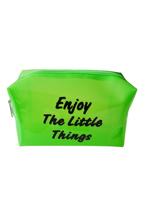 Uniqolor Enjoy Yeşil Makyaj Çantası