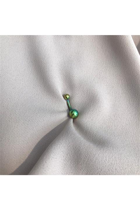 Mistik Aksesuar Taşsız Göbek Piercingi