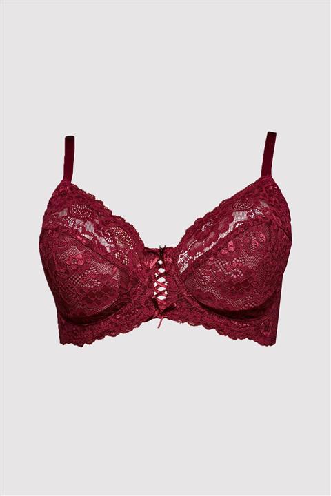 Pierre Cardin Kadın Bordo 7003 Balenli Toparlayıcı Sütyen