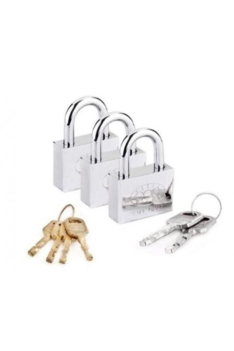 Angel Of Life Tek Anahtarla Açılan Çelik Asma Kilit 4 Adet Paslanmaz Çelik Güvenlik, Av, Kamp,ev,araba, Otel, Rest