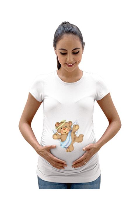 Tisho Teddy 01 Kadın Hamile Tişört