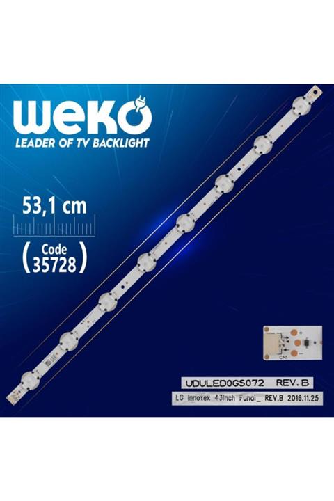 Angel Of Life Lg Innotek 55ınch Funai_rev.c - Vdvled0gs065 Rev.c - 53.1 Cm 8 Ledli - (wk-1198)
