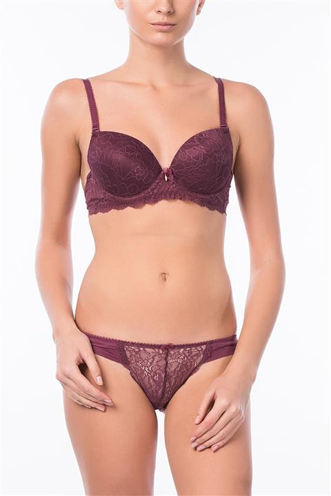 Pierre Cardin Kadın Navy 4300 Saten Sabahlık Gecelik Takımı