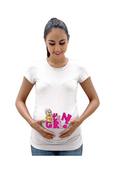 Tisho O Kız Kız Bebek Kadın Hamile Tişört