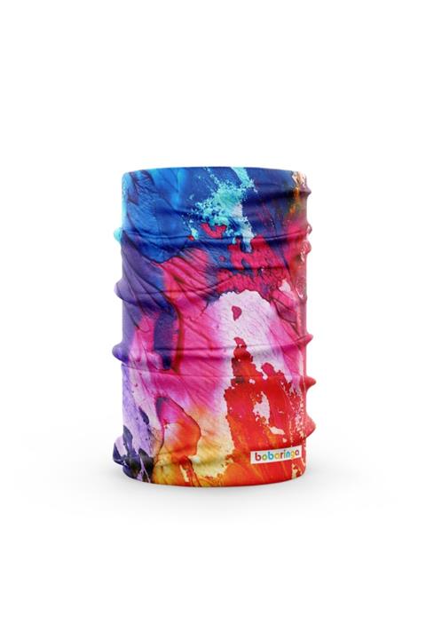 bobaringa Unisex Pembe Dijital Baskılı Boyunluk