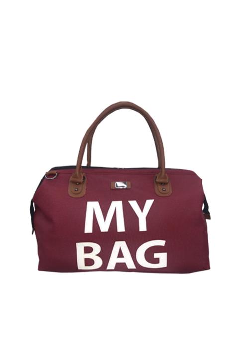 MY Collection 7070 My Bag Deri Anne Bebek Çantası Bordo