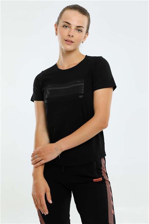 MARATON Kadın Siyah Sportswear T-shirt
