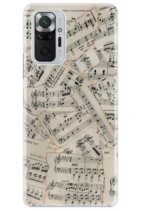 Xiaomi Redmi Note 10 Pro Pure Modern Desenli Silikon Kılıf Beste Nota