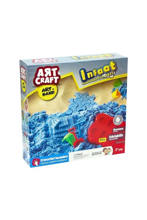 Burnis Toy Toys Dede Art Craft Inşaat Kinetik Kum Seti 500gr Fırsat