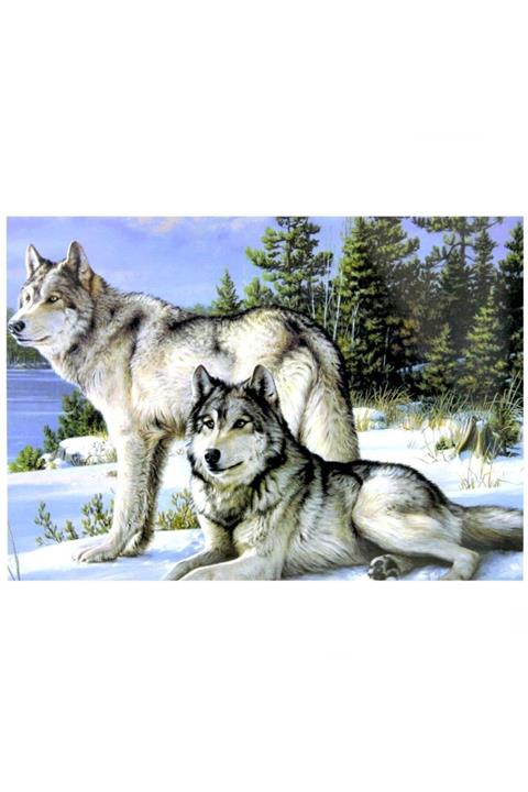 Burnis Toy Toys Kurtlar 500 Parça Puzzle Fırsat