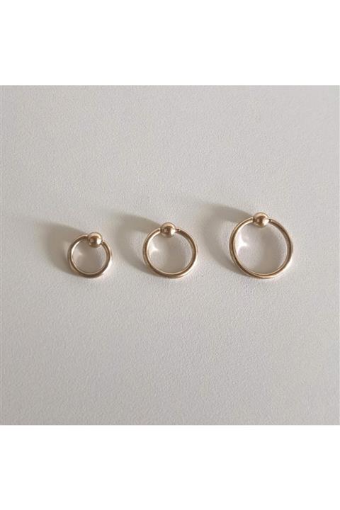 Bylin Takı Top Kilitli Halka Piercing