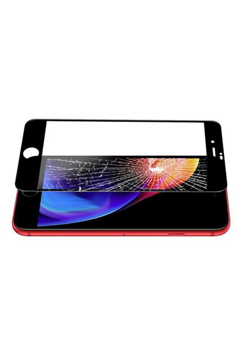 JACQUELYN Iphone Se 2020 Siyah 9d Tam Kaplayan Kırılmaz Cam Koruyucu Film