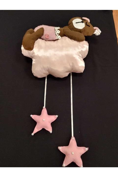 ALMO Bulutlu Ve Ayıcıklı Bebek Kapı Süsü