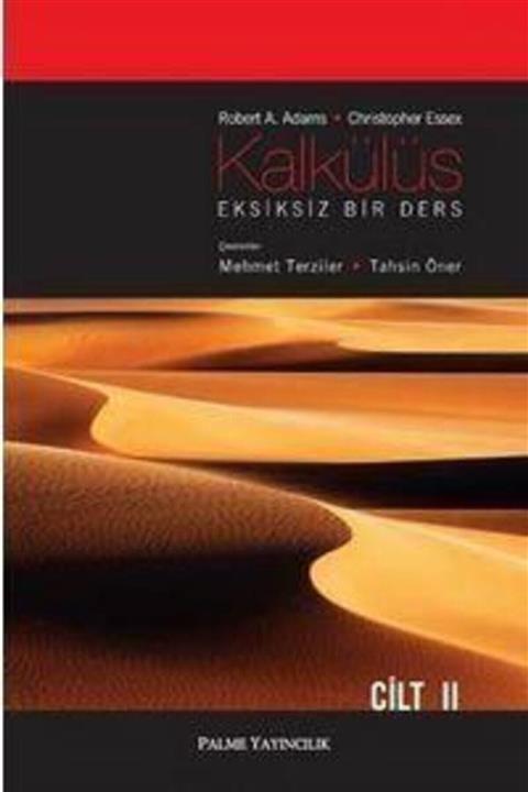 Palme Yayınevi Kalkülüs Eksiksiz Bir Ders Cilt 2