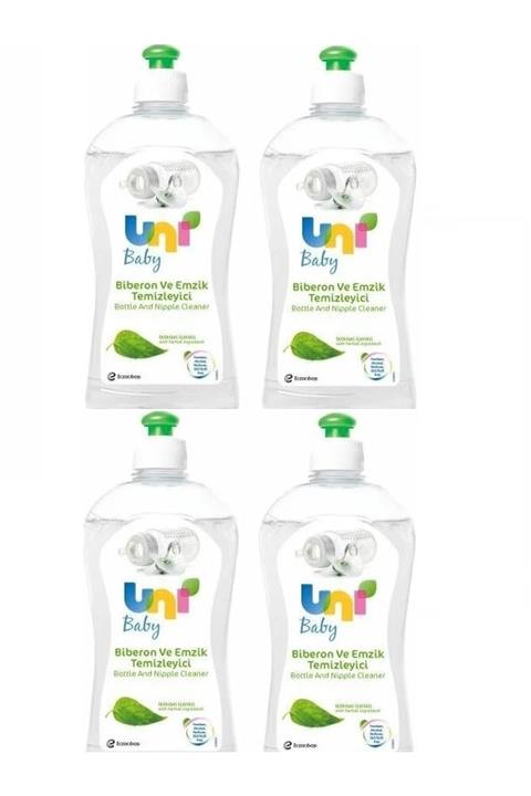 Uni Baby Biberon Ve Emzik Temizleyici 500 Ml*4 Adet