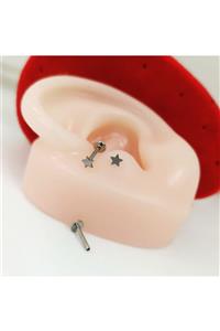 Arescollection Çelik Yıldız Tragus Piercing