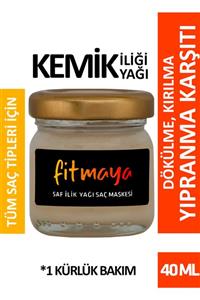 Fitmaya Kemik Iliği Saç Maskesi 1 Kür 40ml Yıpranmış Yanmış Dökülen Saçlar Için Onarıcı Maske