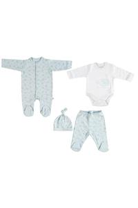 Biba Unisex Bebek Nil By Biorganic Forest Tulumlu Tüllü Set 62192 Nil