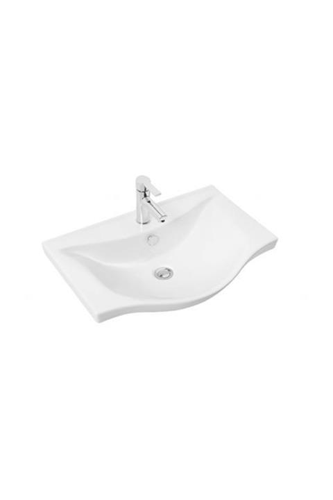 SANOVİT Sanovit Albatros 65 cm Konsollu Lavabo Beyaz