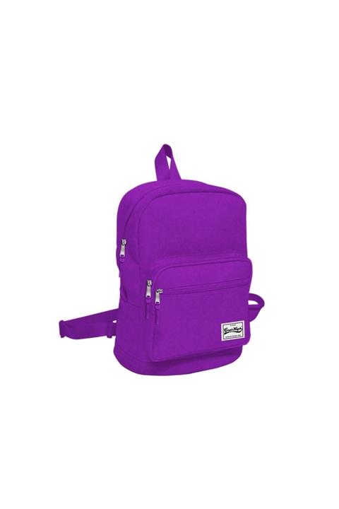 Coral High Üç Bölmeli Mor Sırt/Günlük Çanta - Yaygan 14155