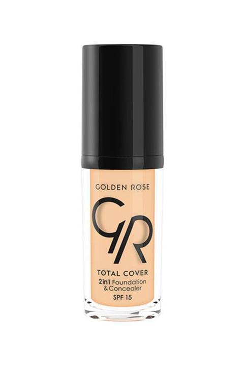 Golden Rose Total Cover Foundation 22 Natural Beige 30 Ml