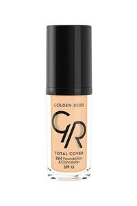 Golden Rose Total Cover Foundation 22 Natural Beige 30 Ml