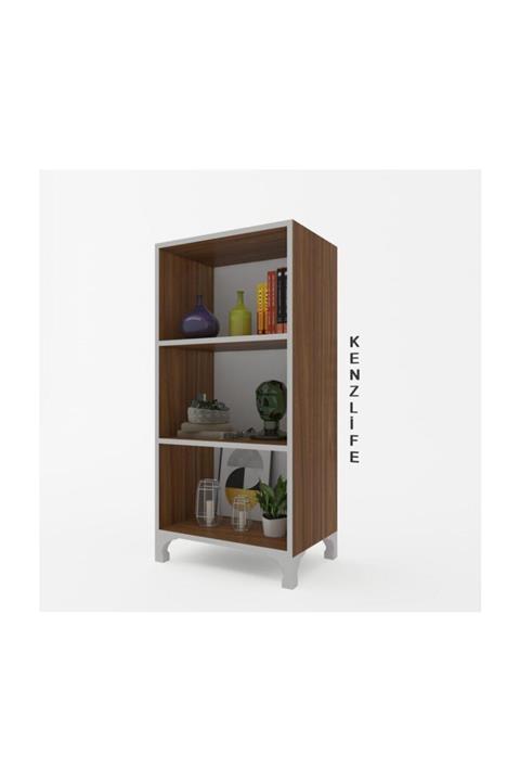 Kenzlife Kitaplık Tuğçe 088*040*020 Cvz Ayaklı Mutfak Dolabı Banyo Ofis Ayakkabılık Kiler