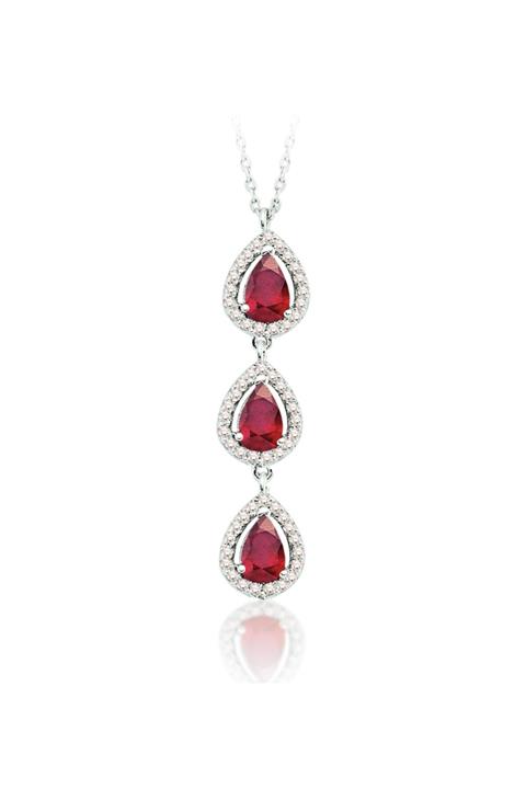 Emel Pırlanta 1.83 Ct. Pırlanta Yakut Kolye