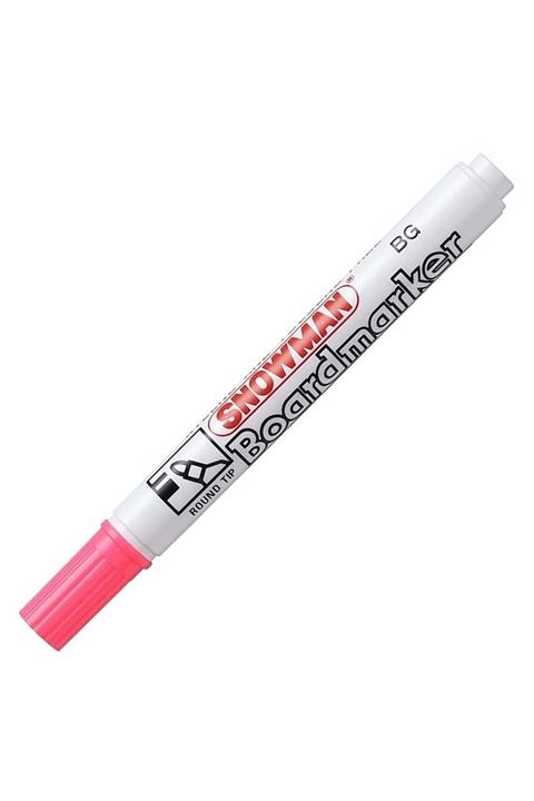 Snowman Tahta Kalemi Pembe