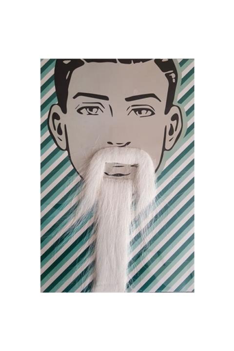 MODIES Takma Sakal Keşiş Sakalı - Beyaz