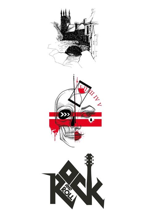 inklette Geçici Dövme Seti  3'lü