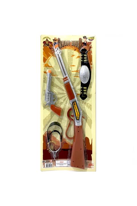 PRESTIJ Cowboy Rodeo Kemerli Mahmuzlu Kartela Kovboy Seti