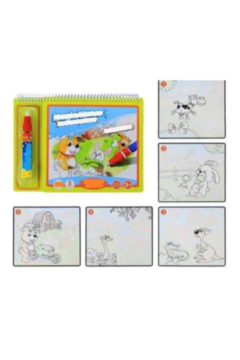 DeoN Magic Water Sihirli Boyama Kitabı Hayvanlar Alemi