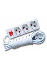 LAUREL DREAM Anahtarlı Topraklı 3lü Priz (10 Metre)