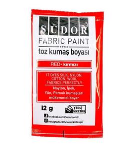 Südor Toz Kumaş Boyası Kırmızı