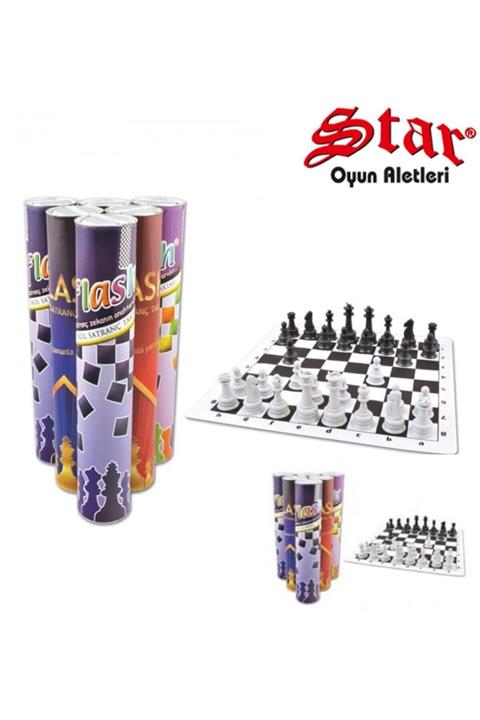 Star Okey Flash Rulo Büyük Boy Turnuva Okul Satranç Takımı