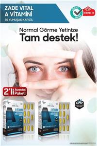 Zade Vital A Vitamini 30 Yumuşak Kapsül - Blister x2 (2'li Avantaj Paketi)