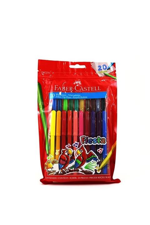 Faber Castell 20 Renk Fiesta Keçeli Kalem 8330450