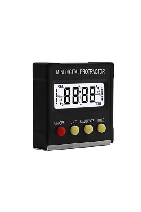 Müstesna Portatif Pratik Dijital Açı Bulucu Eğim Ölçer Iletki Inklinometre Imıknatıslı Dijital Su Terazisi