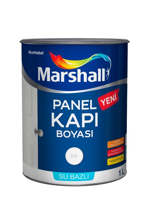 Marshall Su Bazlı Panel Amerikan Kapı Boyası 1 Lt Kum Beji