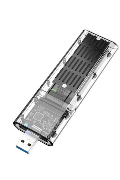 TeknoExpress M.2 Sata Ssd Adaptörü Usb 3.0 Harddisk Kutusu 2230-2242-2260-2280mm Kart Adaptörü