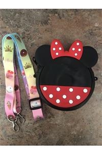 Twinnaccessories Silikon Mickey Mouse Omuz Çantası