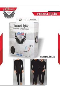 Avix Unisex Termal Içlik Takım Siyah
