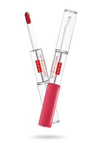 Pupa Milano Likit Ruj - Made To Last Lip Duo Waterproof Liquid Coral Sunshine 007 8011607255672