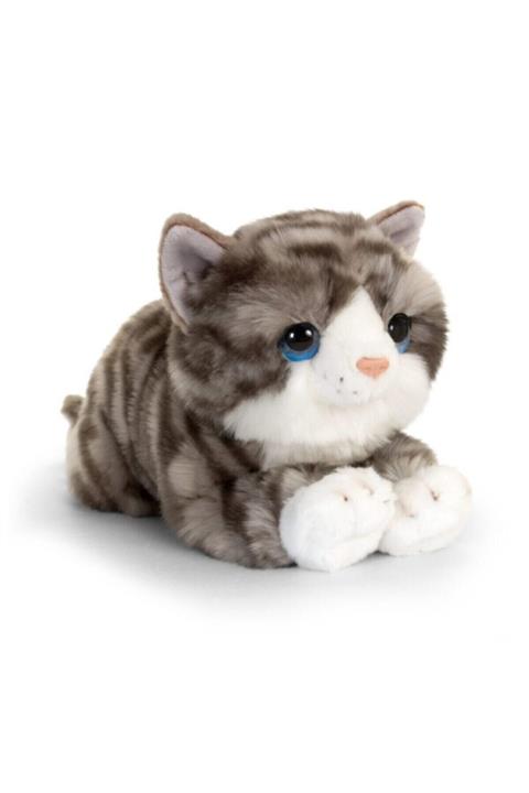 Sunman Peluş Gri Kedi 25 Cm