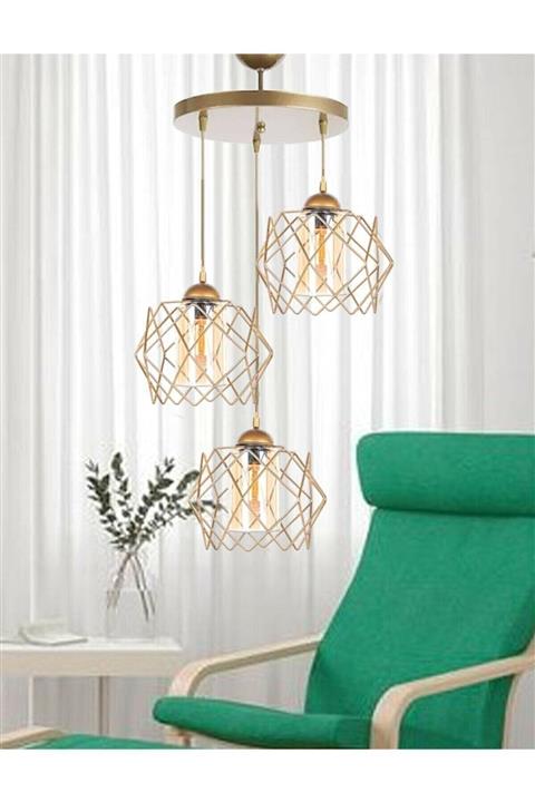 Trend Kitchen 3 Adet Tepsili Model Golden Koza Prizma Sarkıt