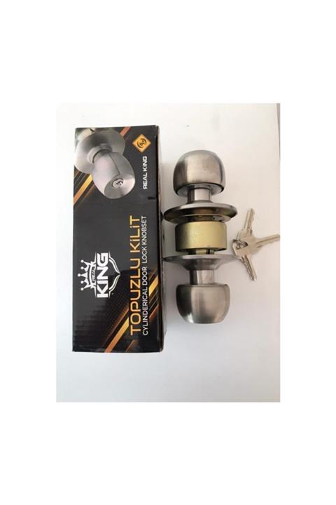 King Topuzlu Kapı Kilidi Otel Tipi Kilit Saten