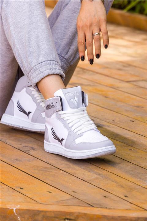 George Phoenix Highstep Mid Gri Siyah Unisex Sneaker