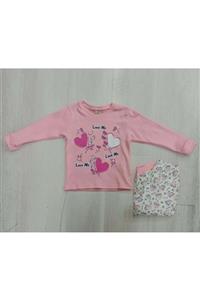 BAŞAK ÇOCUK GİYİM Bcg 315693 Kız Pijama 1/3 Yaş - Pembe - 1-2 Yaş