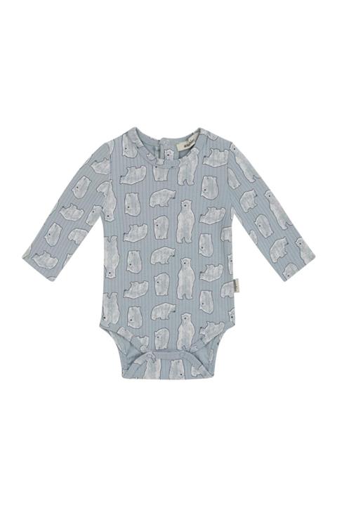 antebies Kutup Ayısı Desen Uzun Kollu Body